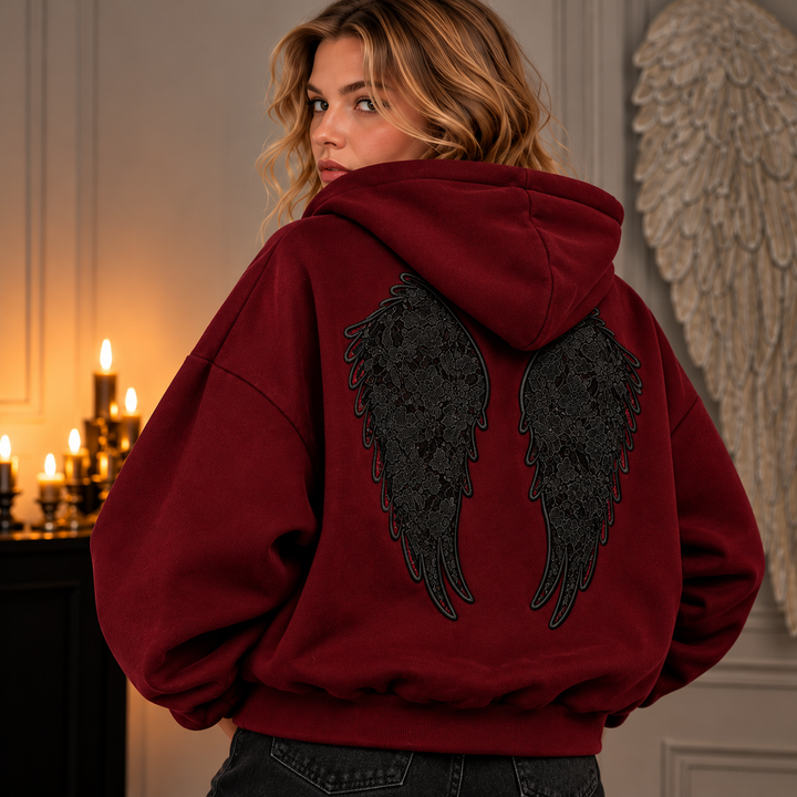 Angel Lace Wings Hoodie 2026