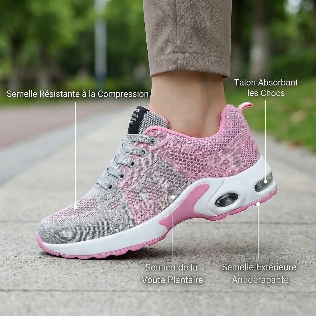 Orthora™ Pro — Chaussures Originales Confort 12 Heures | Soulagement des Douleurs aux Pieds, Genoux & Dos