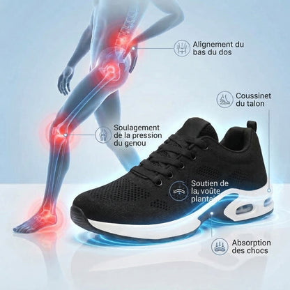 Orthora™ Pro — Chaussures Originales Confort 12 Heures | Soulagement des Douleurs aux Pieds, Genoux & Dos