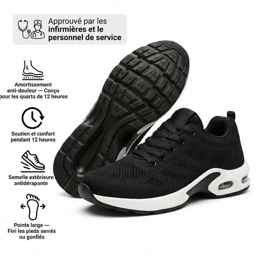 Orthora™ Pro — Chaussures Originales Confort 12 Heures | Soulagement des Douleurs aux Pieds, Genoux & Dos