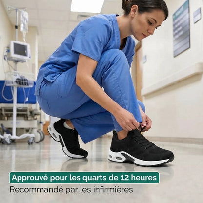 Orthora™ Pro — Chaussures Originales Confort 12 Heures | Soulagement des Douleurs aux Pieds, Genoux & Dos