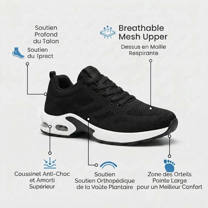 Orthora™ Pro — Chaussures Originales Confort 12 Heures | Soulagement des Douleurs aux Pieds, Genoux & Dos