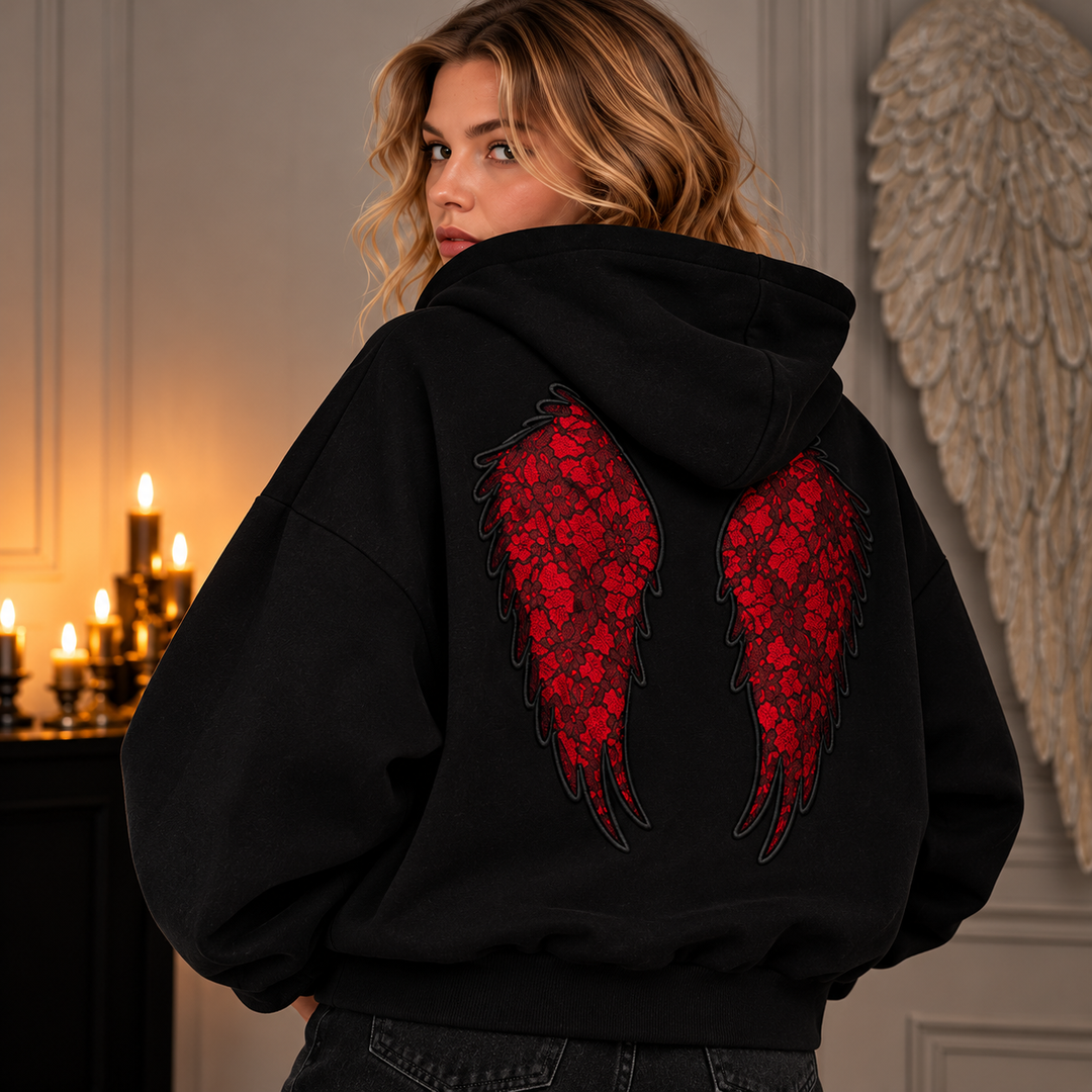 Angel Lace Wings Hoodie 2026