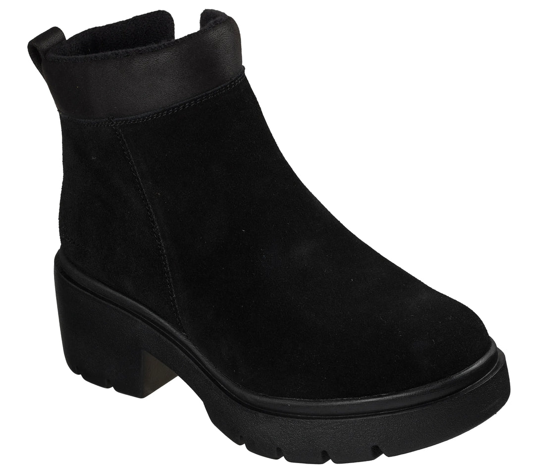 Skechers® Chunky Suede Comfort Ankle Boots
