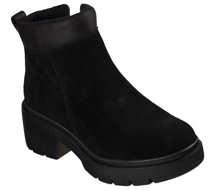 Skechers® Chunky Suede Comfort Ankle Boots
