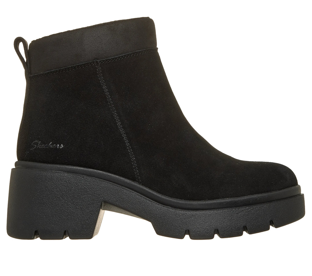 Skechers® Chunky Suede Comfort Ankle Boots