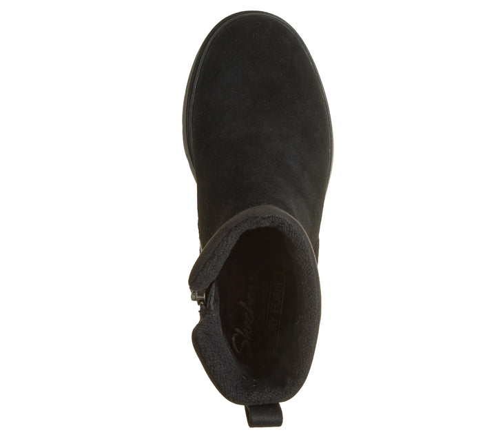 Skechers® Chunky Suede Comfort Ankle Boots