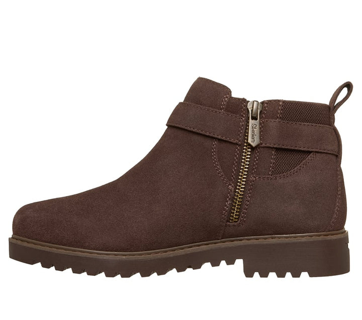 Skechers® Buckle Comfort Suede Ankle Boots 2026