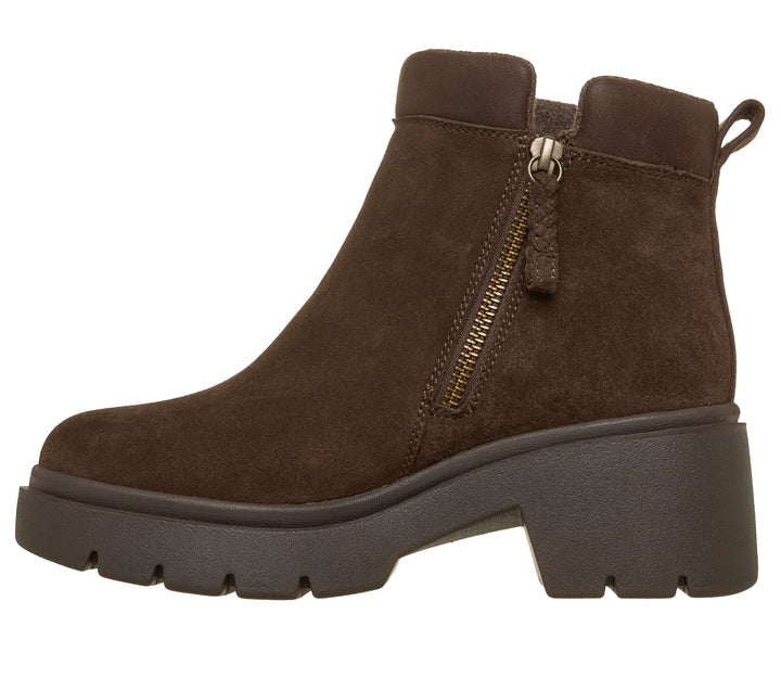 Skechers® Chunky Suede Comfort Ankle Boots