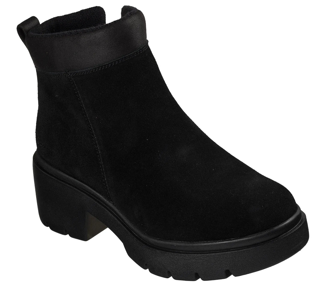 Skechers® Chunky Suede Comfort Ankle Boots