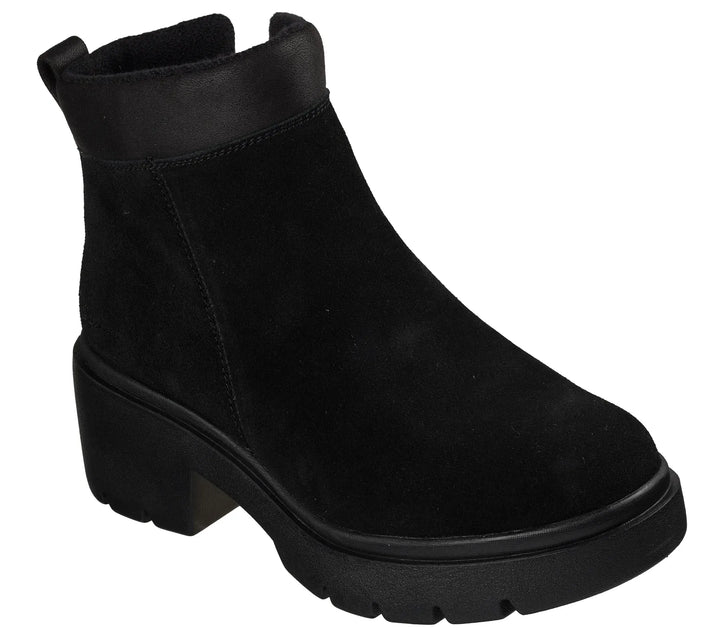 Skechers® Chunky Suede Comfort Ankle Boots