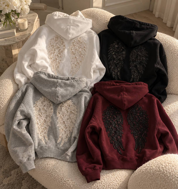 Angel Lace Wings Hoodie 2026